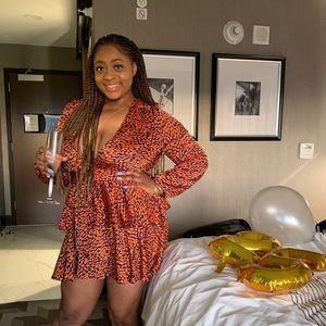 Plus size skater dress